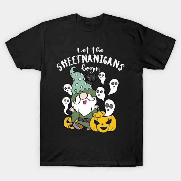 Let The Sheetnanigans Begin T-Shirt by Etopix